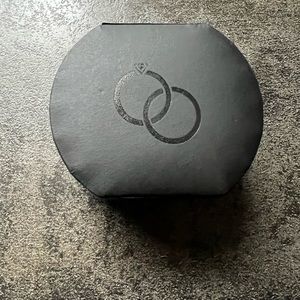 New two piece wedding ring white gold 14k 3ct diamond